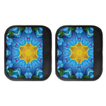 Blue And Pink Flowers Kaleidoscope Print Handle Covers