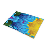 Blue And Pink Flowers Kaleidoscope Print Pet Cooling Mat Cover