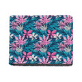 Blue And Pink Watercolor Hawaiian Print Bifold Wallet