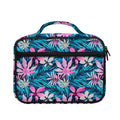 Blue And Pink Watercolor Hawaiian Print Briefcase Bible Bag