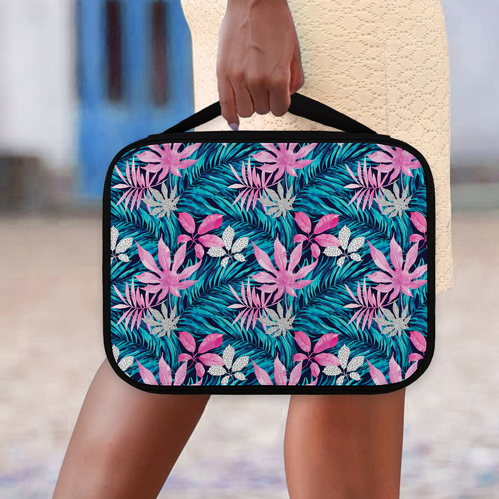 Blue And Pink Watercolor Hawaiian Print Classic Bible Case