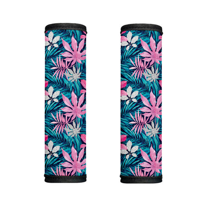 Blue And Pink Watercolor Hawaiian Print Handle Covers