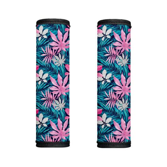 Blue And Pink Watercolor Hawaiian Print Handle Covers