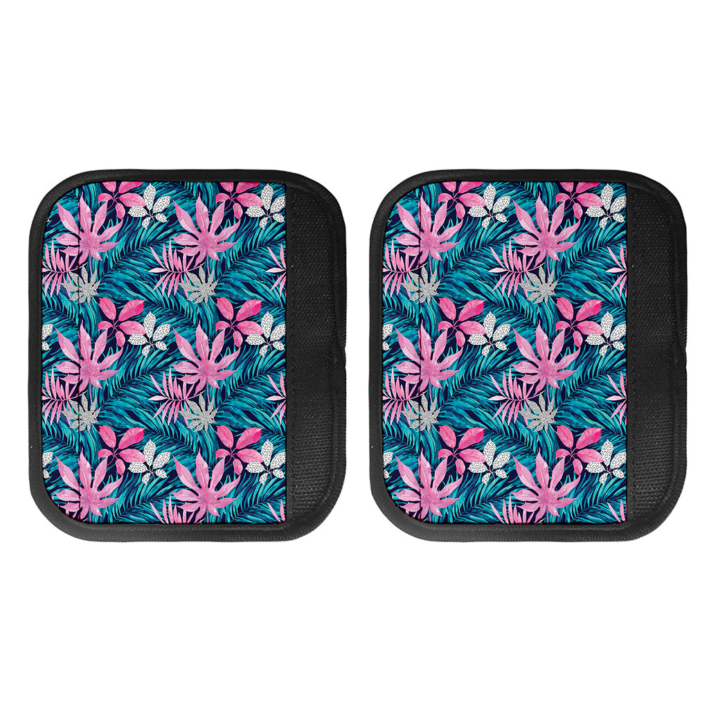Blue And Pink Watercolor Hawaiian Print Handle Covers