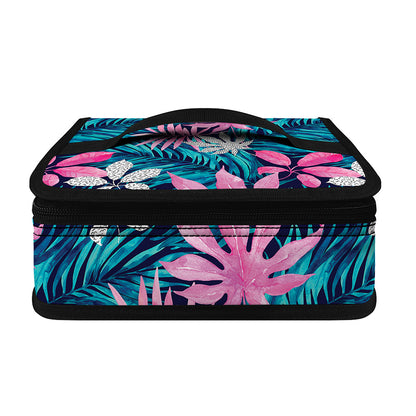 Blue And Pink Watercolor Hawaiian Print Small Lunch Bag