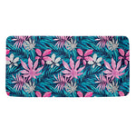 Blue And Pink Watercolor Hawaiian Print Towel