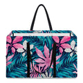 Blue And Pink Watercolor Hawaiian Print Utility Tote Bag