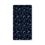 Blue And Purple Bubble Pattern Print Baby Crib Sheet