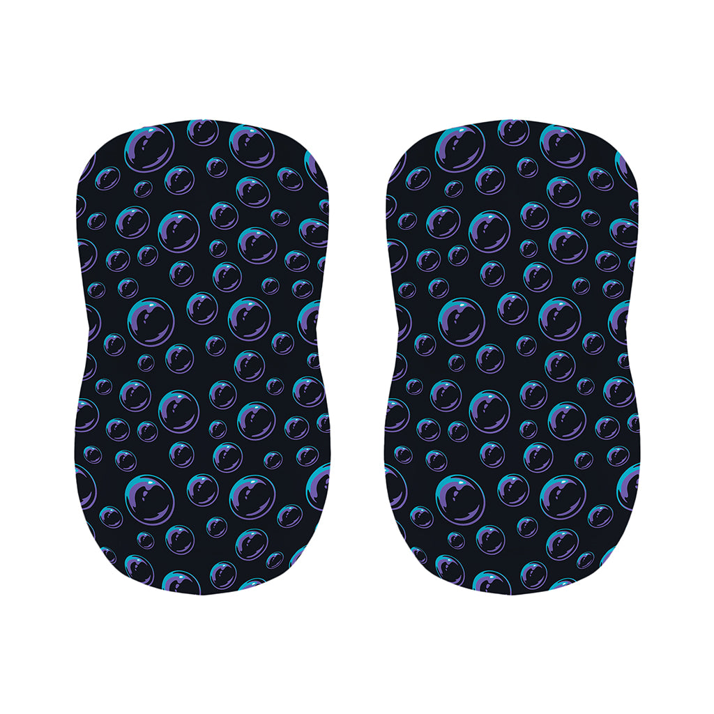 Blue And Purple Bubble Pattern Print Bar Stool Covers