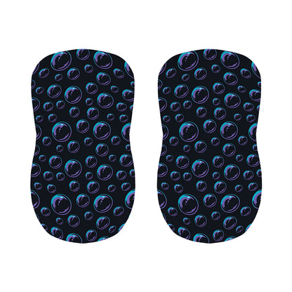 Blue And Purple Bubble Pattern Print Bar Stool Covers
