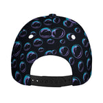 Blue And Purple Bubble Pattern Print Baseball Cap