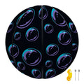 Blue And Purple Bubble Pattern Print Basketball