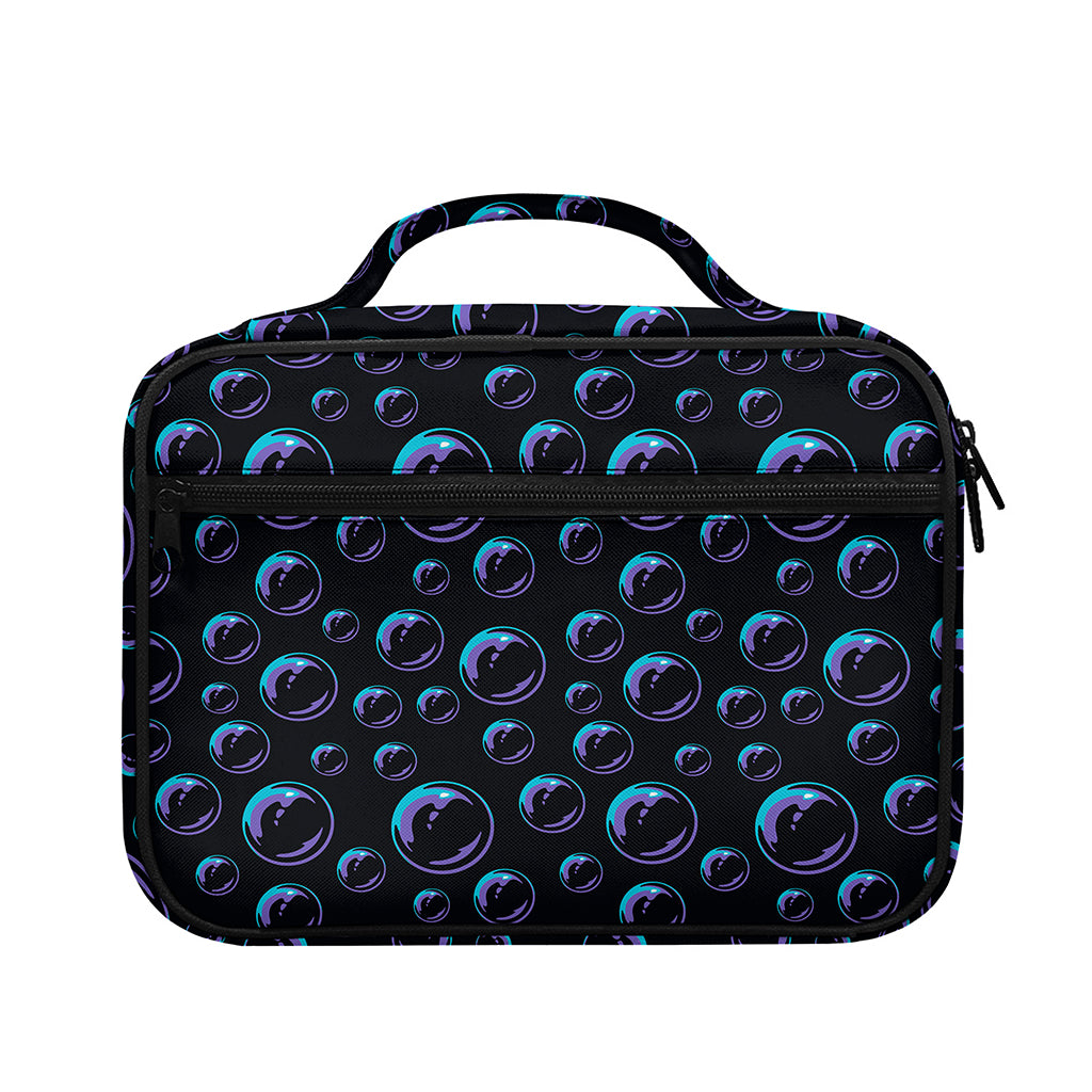 Blue And Purple Bubble Pattern Print Briefcase Bible Bag