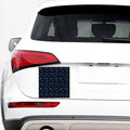 Blue And Purple Bubble Pattern Print Car Sticker
