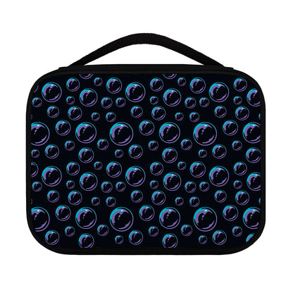 Blue And Purple Bubble Pattern Print Classic Bible Case