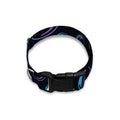 Blue And Purple Bubble Pattern Print Dog Collar
