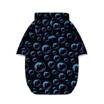 Blue And Purple Bubble Pattern Print Dog Zip Up Hoodie