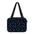 Blue And Purple Bubble Pattern Print Double Strap Bible Bag