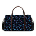 Blue And Purple Bubble Pattern Print Duffel Bag