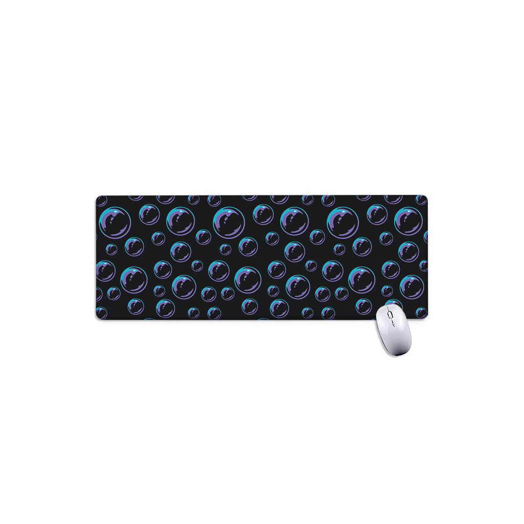 Blue And Purple Bubble Pattern Print Extended Mouse Pad