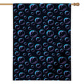 Blue And Purple Bubble Pattern Print House Flag