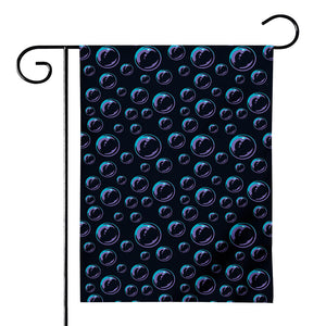 Blue And Purple Bubble Pattern Print House Flag