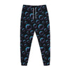 Blue And Purple Bubble Pattern Print Jogger Pants