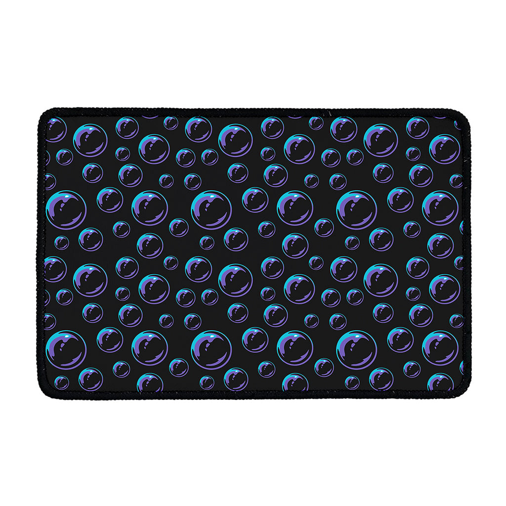 Blue And Purple Bubble Pattern Print Kitchen Mat