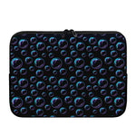 Blue And Purple Bubble Pattern Print Laptop Sleeve