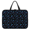 Blue And Purple Bubble Pattern Print Laptop Sleeve With Handle