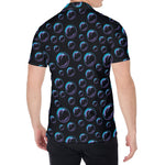 Blue And Purple Bubble Pattern Print Men's Shirt