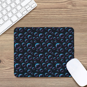 Blue And Purple Bubble Pattern Print Mouse Pad