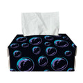 Blue And Purple Bubble Pattern Print Rectangle Tissue Box Cover