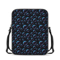 Blue And Purple Bubble Pattern Print Rectangular Crossbody Bag