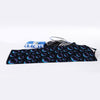 Blue And Purple Bubble Pattern Print Sports Towel