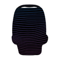 Blue And Purple EDM Wave Print Baby Seat Cover