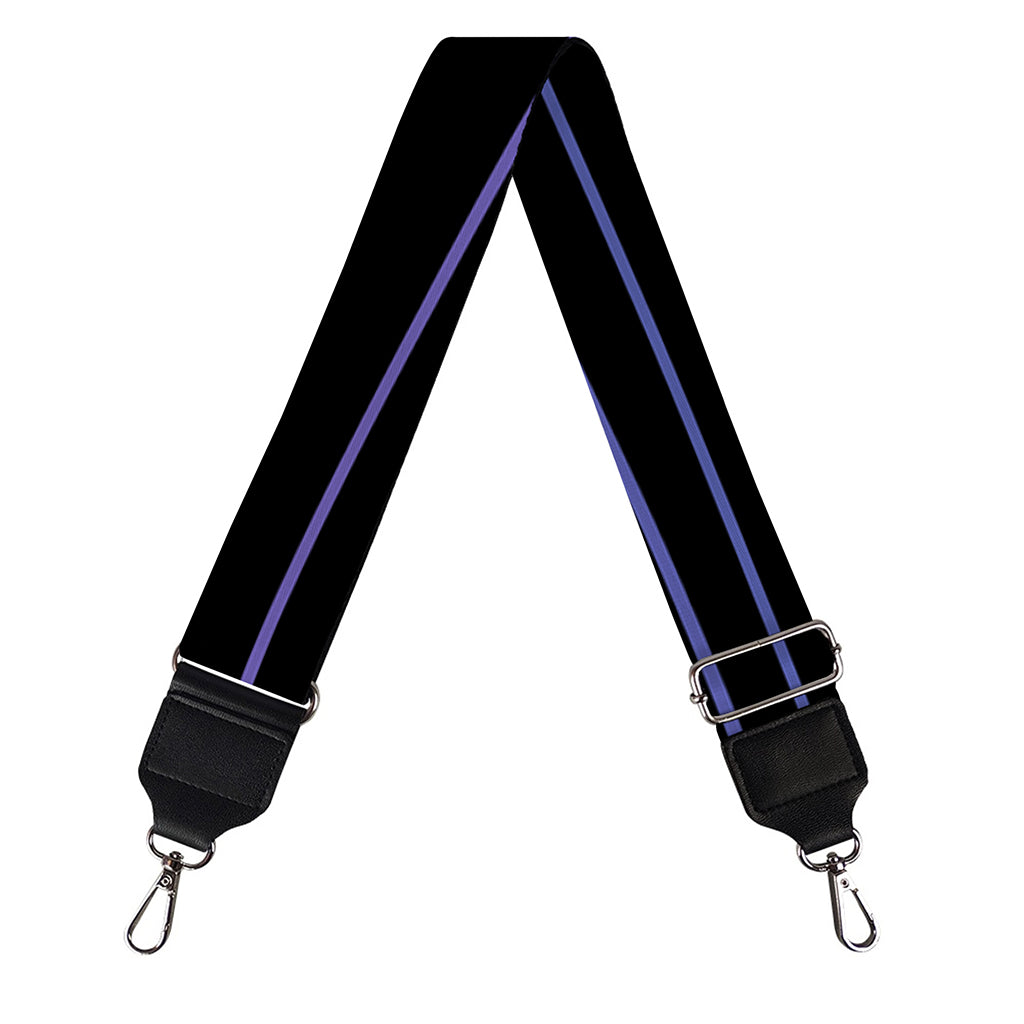 Blue And Purple EDM Wave Print Bag Strap