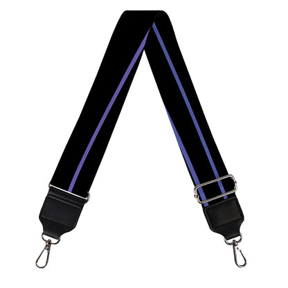 Blue And Purple EDM Wave Print Bag Strap