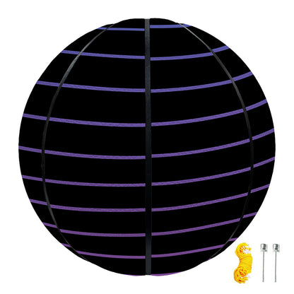 Blue And Purple EDM Wave Print Basketball