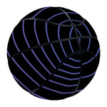 Blue And Purple EDM Wave Print Basketball