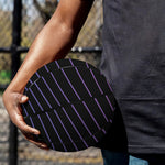 Blue And Purple EDM Wave Print Basketball