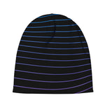 Blue And Purple EDM Wave Print Beanie