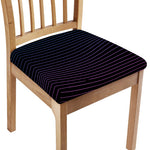Blue And Purple EDM Wave Print Chair Cushion Cover
