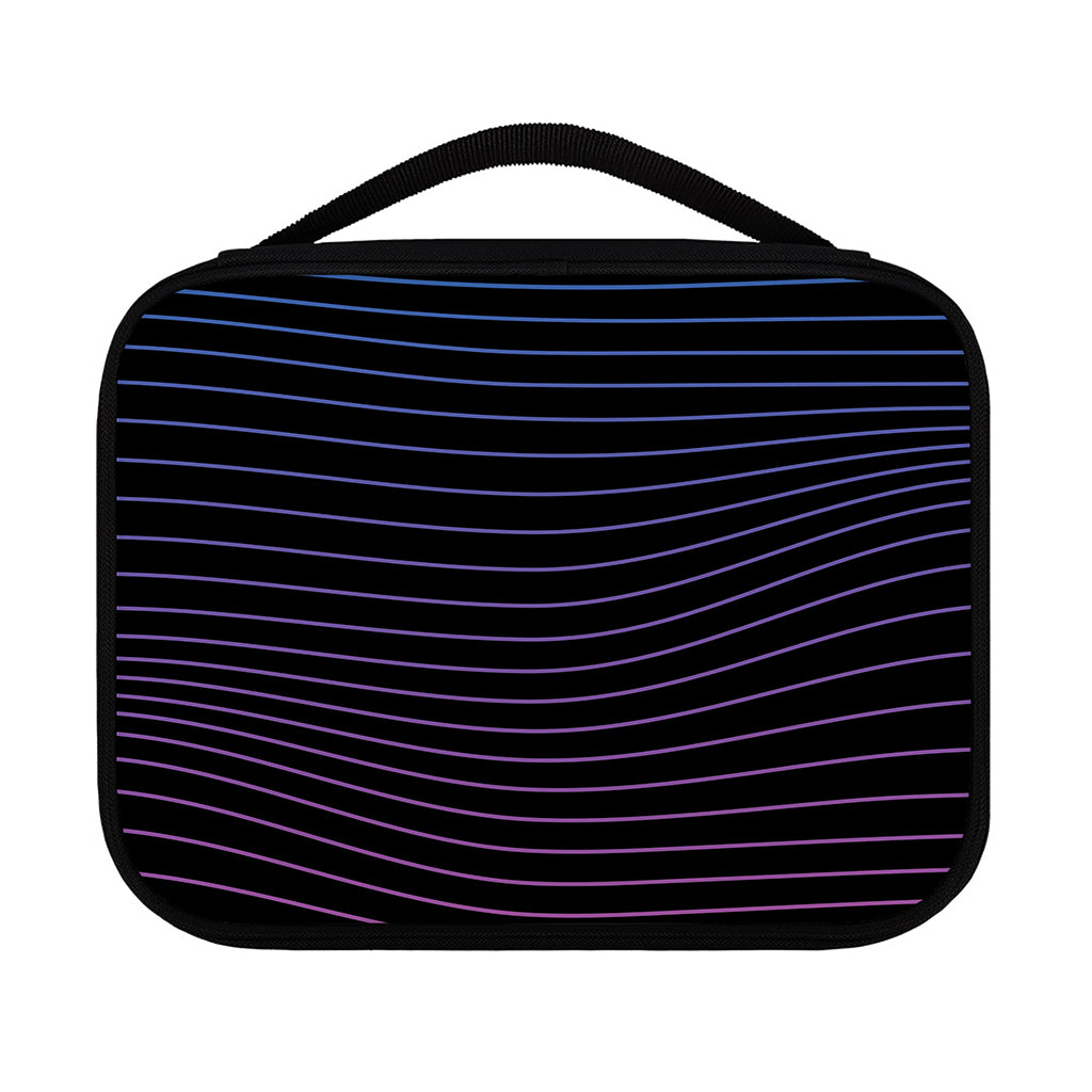 Blue And Purple EDM Wave Print Classic Bible Case