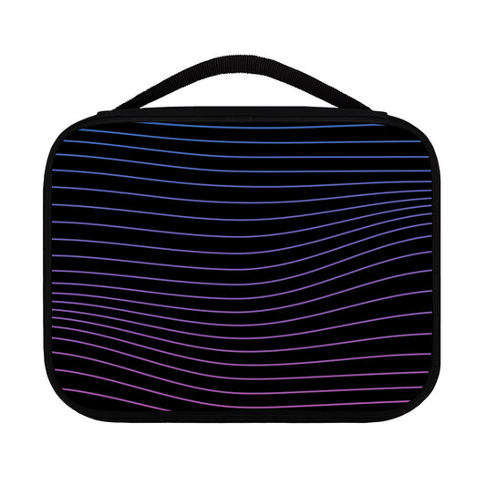 Blue And Purple EDM Wave Print Classic Bible Case