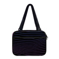 Blue And Purple EDM Wave Print Double Strap Bible Bag