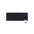 Blue And Purple EDM Wave Print Extended Mouse Pad