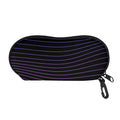 Blue And Purple EDM Wave Print Glasses Case