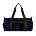 Blue And Purple EDM Wave Print Gym Bag