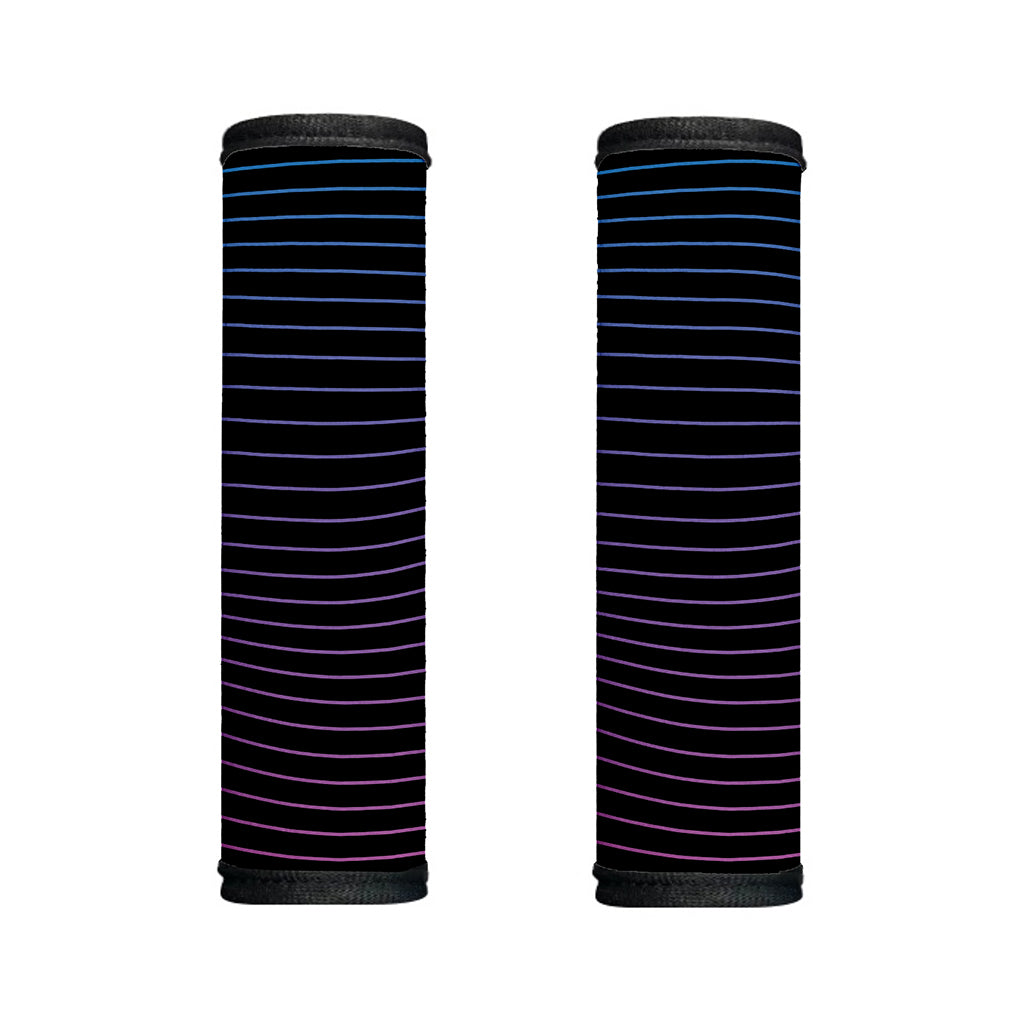 Blue And Purple EDM Wave Print Handle Covers